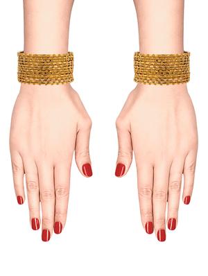 gold metal bangle - 16737590 - Standard Image - 3