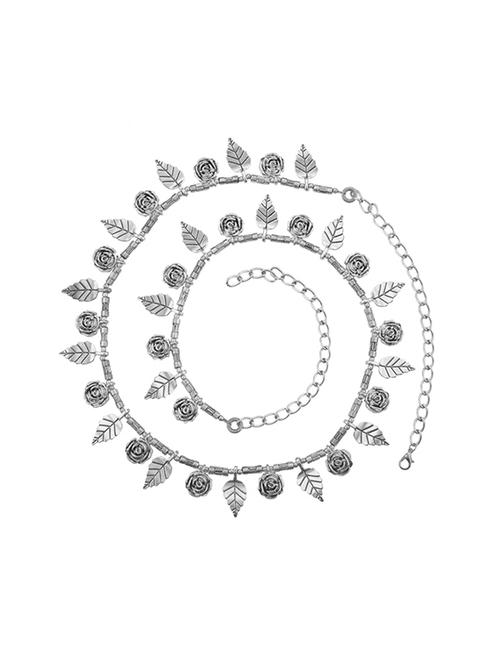 silver metal body jewellery - 16737601 - Standard Image - 1