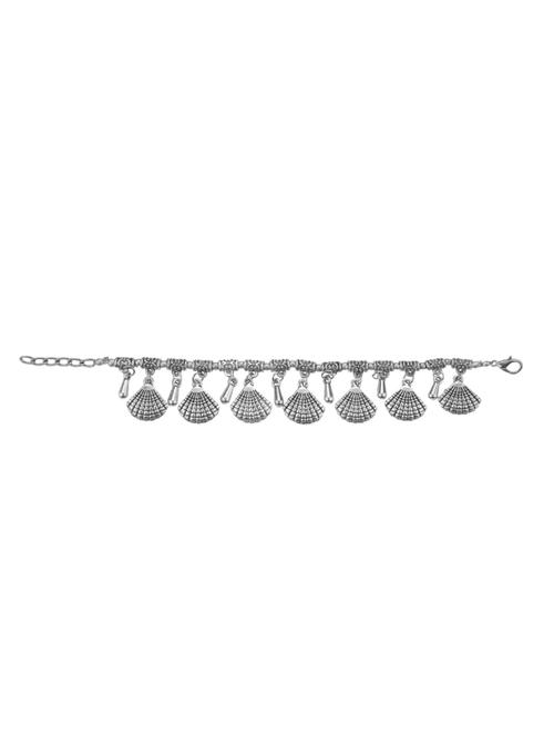 silver metal links bracelet - 16737609 - Standard Image - 1
