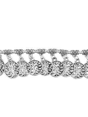 silver metal links bracelet - 16737611 - Standard Image - 2
