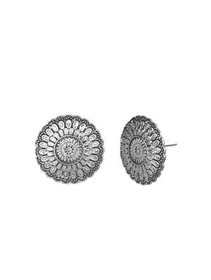 silver metal studs earring - 16737627 - Standard Image - 2