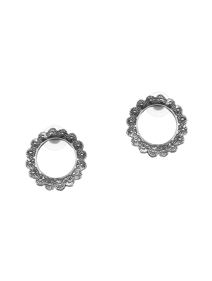 silver metal studs earring - 16737629 - Zoom Image - 1