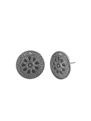 black metal studs earring - 16737630 - Standard Image - 2