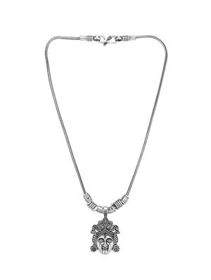 silver metal chain necklace - 16737664 - Standard Image - 2