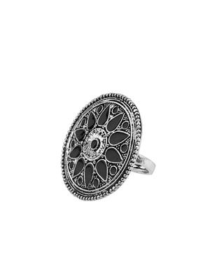 black metal finger ring - 16737693 - Standard Image - 2