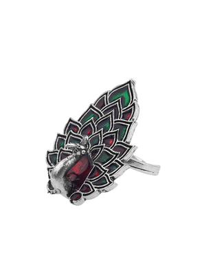 multi colored metal finger ring - 16737697 - Standard Image - 2