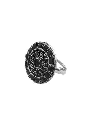 black metal finger ring - 16737699 - Standard Image - 2