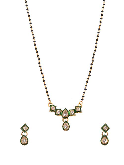 green beads mangalsutra - 16737710 - Standard Image - 1