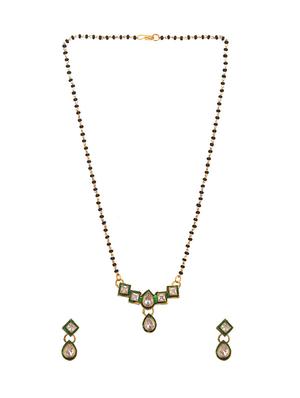 green beads mangalsutra - 16737710 - Standard Image - 2