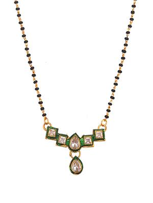 green beads mangalsutra - 16737710 - Standard Image - 3