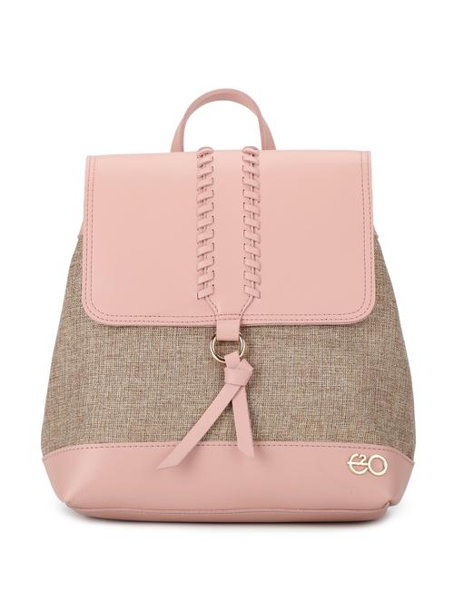 pink leatherette (pu) regular backpack - 16737960 - Standard Image - 1