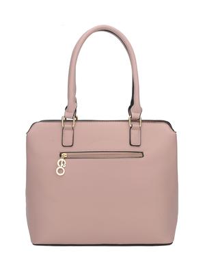 pink leatherette (pu) regular handbag - 16737984 - Standard Image - 2