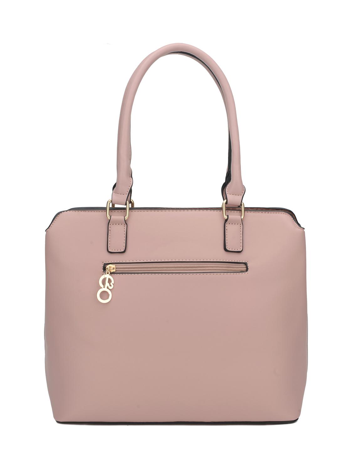 pink leatherette (pu) regular handbag - 16737984 - Zoom Image - 2