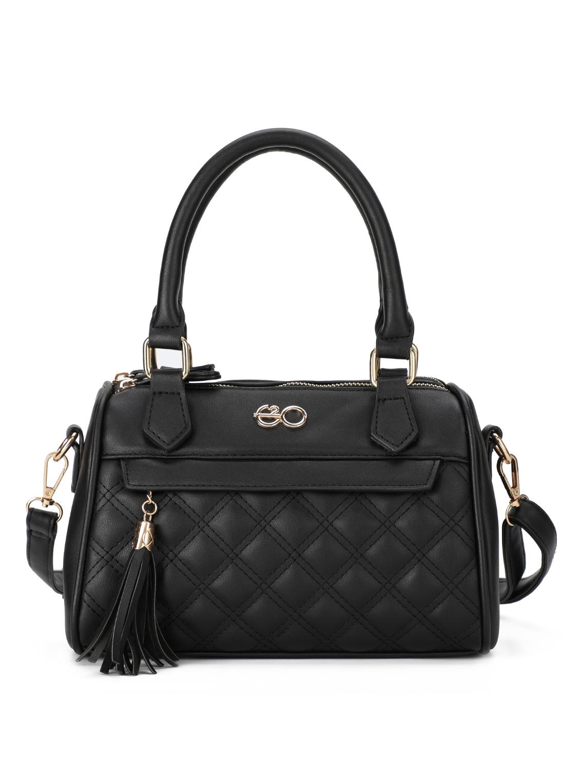 black leatherette (pu) regular handbag - 16737992 - Zoom Image - 1