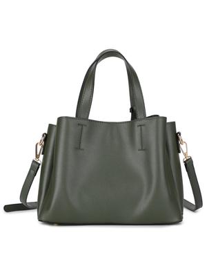 green leatherette (pu) regular handbag - 16737998 - Standard Image - 2