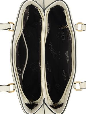 beige leatherette (pu) regular handbag - 16738005 - Standard Image - 3