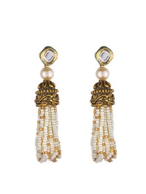 white metal necklaces and earring - 16738037 - Standard Image - 4