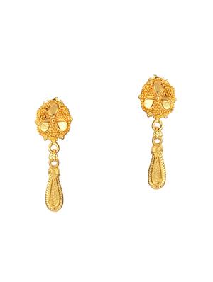 gold metal necklaces and earring - 16738052 - Standard Image - 2