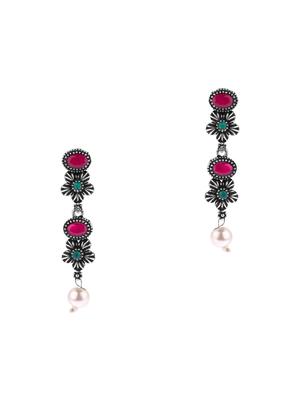 multi colored metal necklaces and earring - 16738065 - Standard Image - 2