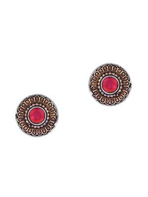pink metal necklaces and earring - 16738067 - Standard Image - 3