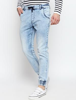 blue washed denim jogger - 16738359 - Standard Image - 2