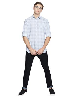 white checkered casual shirt - 16738384 - Standard Image - 4