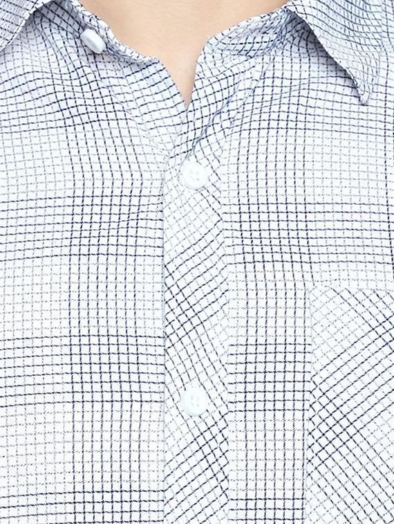 white checkered casual shirt - 16738384 - Zoom Image - 5