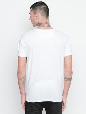 white solid pocket t-shirt - 16738396 - Standard Image - 3