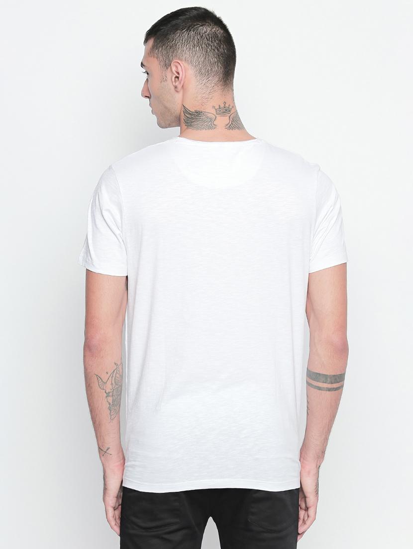 white solid pocket t-shirt - 16738396 - Zoom Image - 3