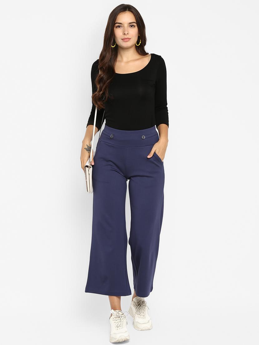 pocket detail wide leg trouser - 16738405 - Zoom Image - 4