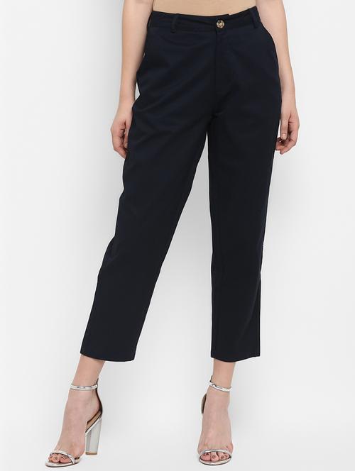 pocket detail flat front trouser - 16738440 - Standard Image - 1