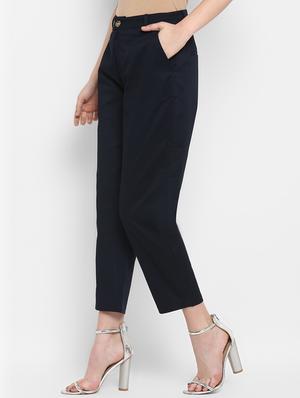 pocket detail flat front trouser - 16738440 - Standard Image - 2