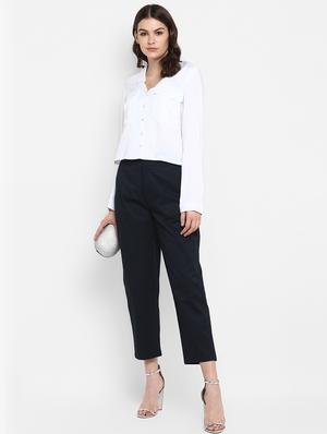 pocket detail flat front trouser - 16738440 - Standard Image - 4