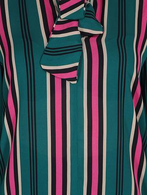 tie up neck striped top - 16738456 - Standard Image - 5