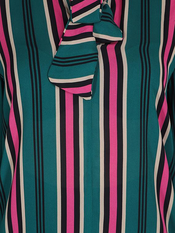 tie up neck striped top - 16738456 - Zoom Image - 5