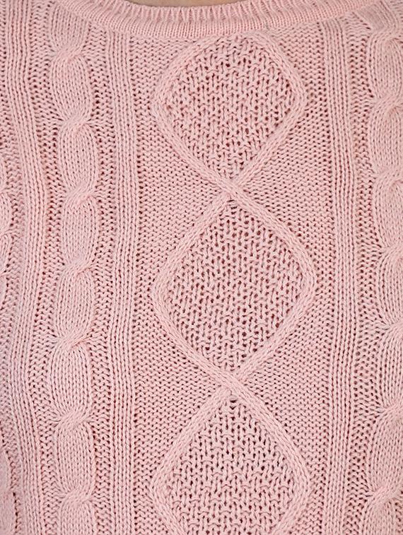round neck solid pullover - 16738475 - Zoom Image - 5