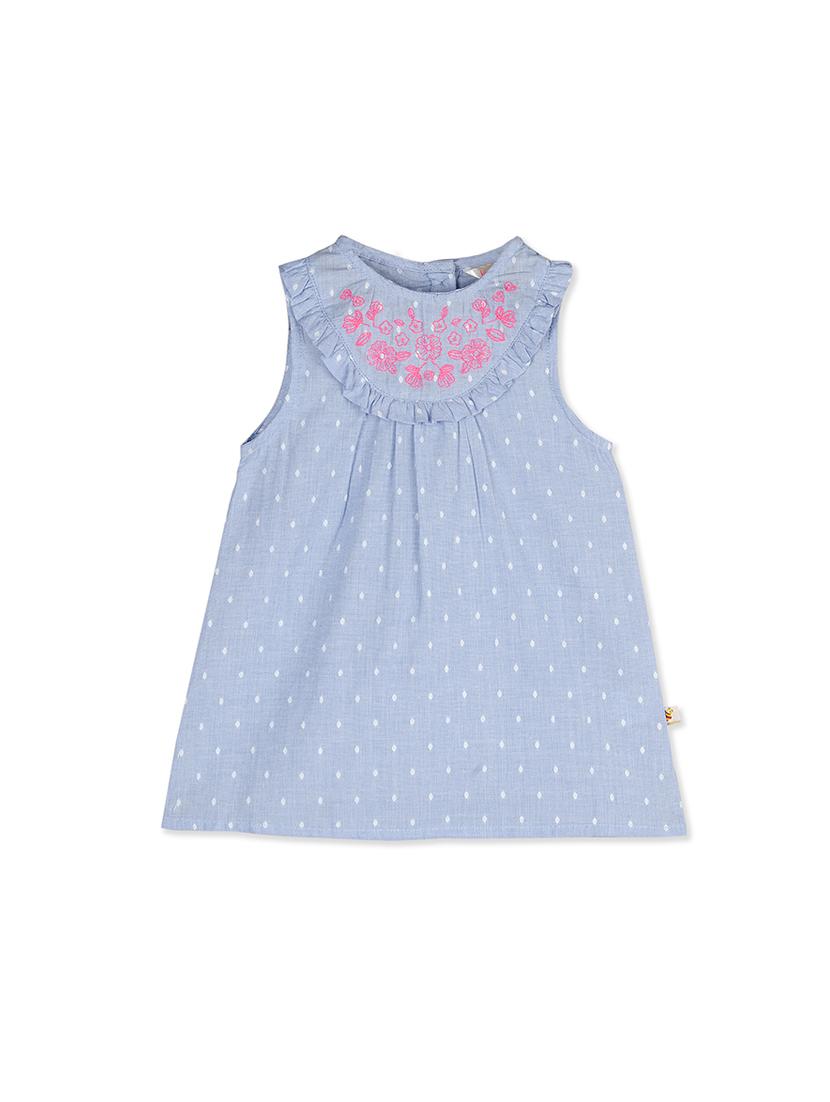 blue cotton frock - 16738500 - Zoom Image - 1