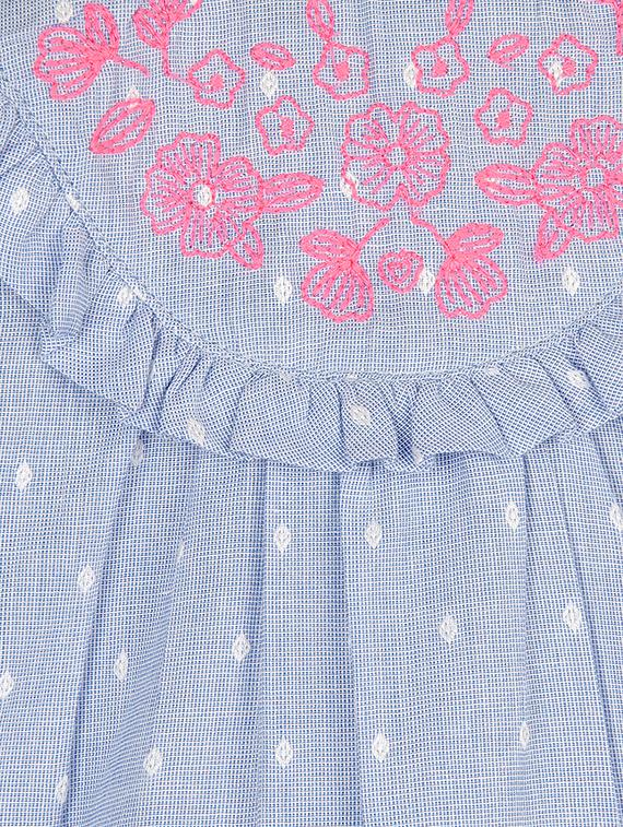 blue cotton frock - 16738500 - Zoom Image - 3