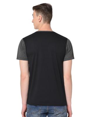 black color block t-shirt - 16738516 - Standard Image - 3