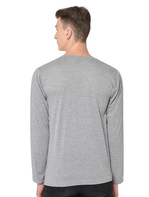 grey solid t-shirt - 16738517 - Standard Image - 3