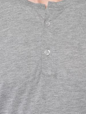grey solid t-shirt - 16738517 - Standard Image - 5