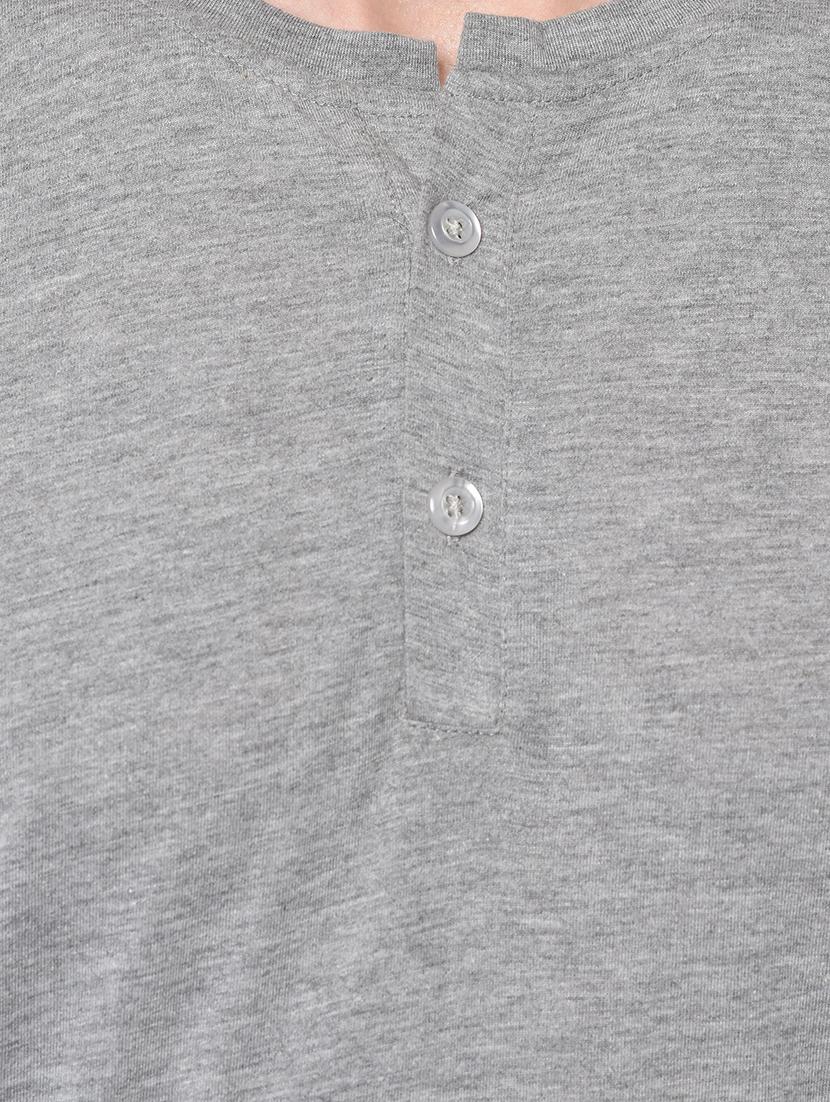grey solid t-shirt - 16738517 - Zoom Image - 5