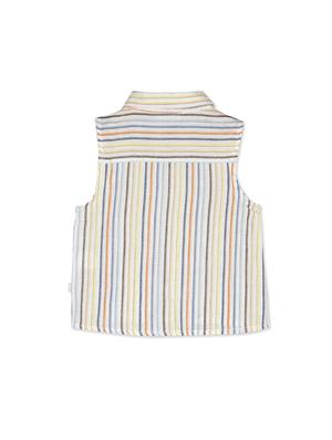 shirt collar striped top - 16738534 - Standard Image - 2