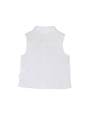 purple cotton gingham top - 16738535 - Standard Image - 2