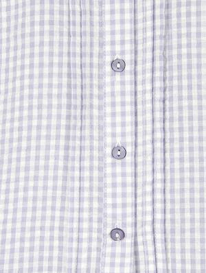 purple cotton gingham top - 16738535 - Standard Image - 3
