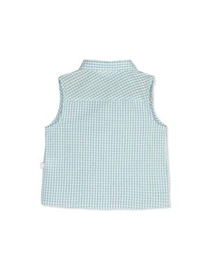 blue gingham top - 16738536 - Standard Image - 2