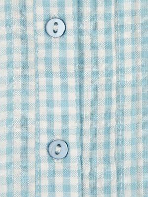 blue gingham top - 16738536 - Standard Image - 3