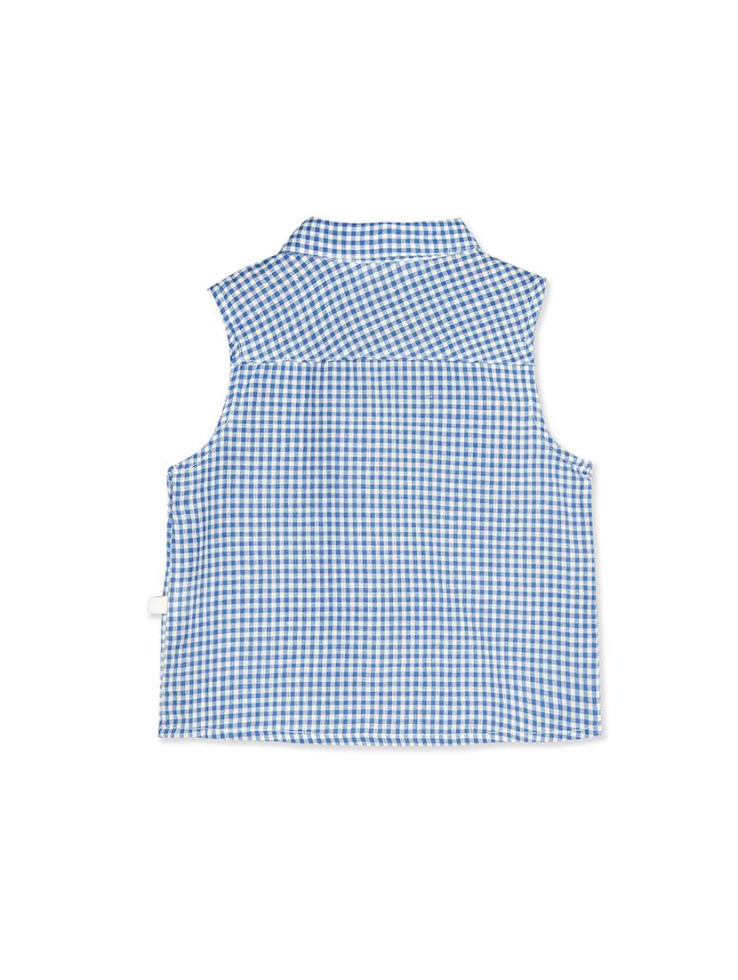 blue gingham top - 16738537 - Zoom Image - 2