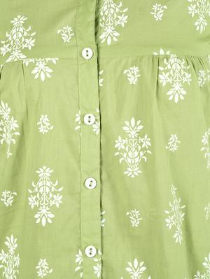 floral a-line kurti - 16738576 - Standard Image - 6