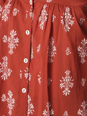 floral a-line kurti - 16738577 - Standard Image - 6
